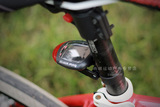 山地车自行车配件单车装备太阳能后灯太阳能自行车灯尾灯无需电池