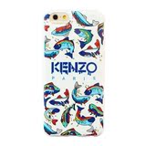 正品法国潮牌KENZO 海洋鱼iphone6手机套苹果6plus保护壳个性全包