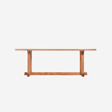 MUMO木墨 实木家具 原木 支架红橡木餐桌 书桌 工作台 免费上楼