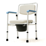 旁恩 铁制坐便椅PE-C2001型 老年人软垫收合坐厕椅 孕妇坐便器