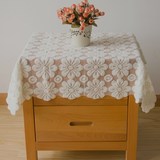 茶几布艺客厅餐桌布床头柜镂空欧式蕾丝桌布长方形圆桌正方形台布