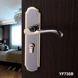 欧式室内卧室不锈钢执手锁具实木门把手锁另三件套装门锁