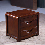 床头柜 简约 实木橡木收纳柜 卧室储物柜 现代中式床头柜 特价