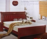 重庆双利家具，全新的1.8米实木大床/双人床一套，实木铺板，床架