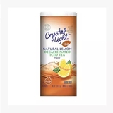 美国进口 Crystal light 柠檬冰茶 口味修身速溶冲饮品 桶装