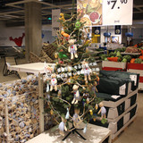 4温馨宜家IKEA菲卡人造植物圣诞树仿真绿植人造松树节日装扮树
