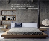烤漆板式床1.8米1.5米榻榻米双人床 韩式 日式榻榻米婚床烤漆定做