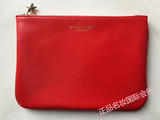 上海专柜赠品 Givenchy/纪梵希金色立体五角星黑色/大红色化妆包