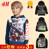 HM H＆M 2016春秋装新款正品不代购男童儿童童装连帽卫衣外套加绒