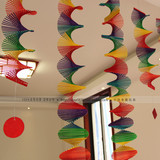 幼儿园挂饰 房间教室天花板室内外布置装饰品 立体旋转空中吊饰