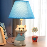 意时尚温馨可爱儿童房礼物卡通小猫咪台灯卧室床头灯可调光装饰创
