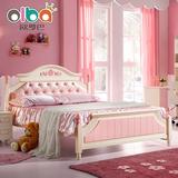 儿童床女孩公主床1.21.5米单人床欧式粉色儿童家具套房组合女童床
