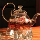 包邮耐热玻璃茶具套装花茶壶高把防脱落不锈钢过滤水果工艺茶壶