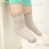 儿童袜子纯棉3-5岁7-9岁宝宝袜子女童袜子春秋季男童袜子中筒wazi