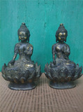 林林古玩收藏铜如来铜像,小款旧佛老铜佛像,完美包浆,释迦牟尼佛