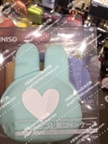 日本名创优品MINISO实体代购迷你可爱硅胶兔耳朵零钱包小钱包硬币