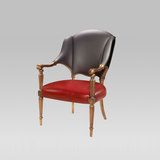 纳迪娃系列欧式沙发椅子欧式公主椅手工雕刻实木椅子高档定制家具