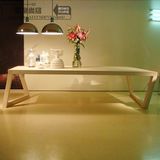 美式乡村实木铁艺餐桌个性创意家用办公电脑桌长方形写字台式书桌
