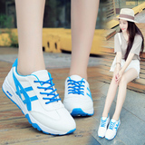 16秋季韩版小白鞋女厚底板鞋运动鞋休闲鞋学生女鞋跑步鞋透气鞋子