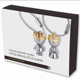 德国MODERN国王王后钥匙扣 创意可爱汽车钥匙链 男女情侣钥匙扣