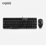 RAPOO雷柏 X120 有线键盘鼠标套装 usb鼠标+PS2键盘 正品现货