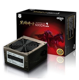 爱国者（aigo）额定450W 黑暗骑士600DK 电源 宽幅设计智能温控