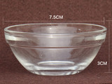 diy玻璃面膜碗 调配精油工具  美容院小碗器皿 美妆用品 透明小碗