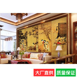 大型壁画电视沙发客厅背景壁纸墙纸墙布 中式古典画屏风仕女图