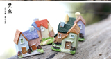 梵霖 花房子别墅 小房子模型 苔藓微景观家摆件 欧式城堡树脂