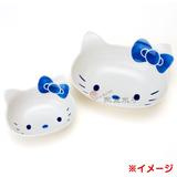 日本代购Hello Kitty*INDIGO青花瓷碗猫脸蓝白大小号15/5日本制