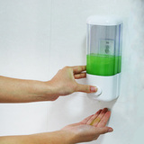 家用浴室吸壁皂液器洗手液盒宾馆壁挂式皂液盒分装容器墙上皂液瓶