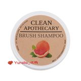 预定 美国CLEAN APOTHECARY brush shampoo化妆刷固体清洁洗刷膏