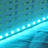 LED5630硬灯条冰蓝色 LED灯带灯条 72灯珠 正品灯珠12v铝基板灯条