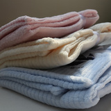 出口美国 珊瑚绒小毛毯 儿童卡通贴布绣毯子宝宝包被外出可爱包毯