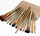 NAKED3代 12支彩妆刷专业化妆工具全套装刷子唇刷腮红眼影刷