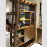 香港皇朝家私乌金本色系列正品M6U021实木隔厅柜装饰柜