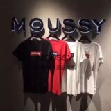 MOUSSY专柜正品代购2016秋季新品限量字母印花T恤0109aa90-6090