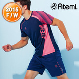 韩国进口Atemi新款羽毛球服上衣运动服套装 速干男女款T恤短袖