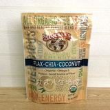 美国 Barlean's 亚麻籽奇亚籽椰子粉混合营养粉 无添加代餐340g