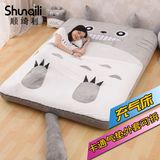 龙猫充气床垫单人卡通榻榻米懒人沙发双人可爱气垫床可折叠睡垫