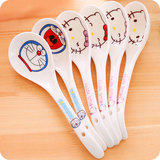 Hello Kitty韩国创意卡通陶瓷饭汤勺 可爱长柄冰淇淋西瓜咖啡勺子