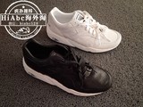 HiAbc正品Puma R698 Trinomic CRKL 爆裂纹 黑 白  皮质 复古跑鞋