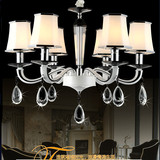 后现代简欧风格水晶吊灯欧式奢华客厅餐厅灯新古典锌合金卧室吊灯