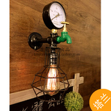 光源集原创B 水管创意设计款式壁灯复古怀旧loft工业酒吧咖啡厅