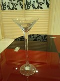 落地式高脚酒杯形透明玻璃花瓶 时尚创意婚庆餐桌摆件 个性道具