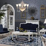 巴泽蕾克伊朗原装进口蓝色客厅茶几新古典欧式波斯羊毛地毯包邮