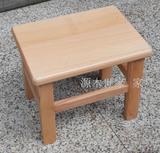 包邮全榉木小板凳 纯实木小方凳子 宝宝矮凳换鞋凳 一件两条凳子