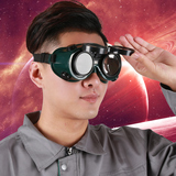 嘉舒特电焊眼镜防强光护目镜劳保防尘镜翻盖焊工防紫外线防护眼镜