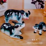 现代家居装饰品陶瓷工艺品创意小摆设品客厅书桌摆件 三小牛之家