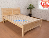 成人全松木床实木双人床 单人床1.5米 1.8米厂家直销